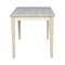 International Concepts Rectangle Solid Wood Top Table, Unfinished, 30 W, 42 L, 30 in H, Wood, Unfinished K-3042-30S - alternate 3